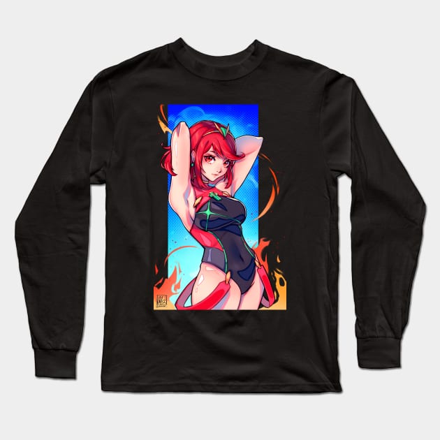 Swimsuit Pyra Long Sleeve T-Shirt by alinalal